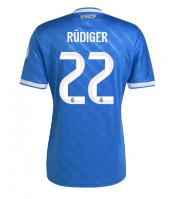 Real Madrid Antonio Rudiger #22 Tredjetrøje 2025-26 Kortærmet